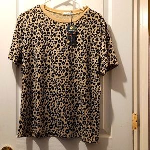 Cheetah Print T Shirt